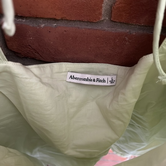 Abercrombie & Fitch Puff sleeve poplin square neck top - Picture 3 of 3